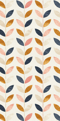 Blackout roller blind for window Leaves