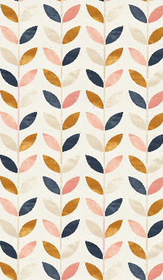 Blackout roller blind for window Leaves