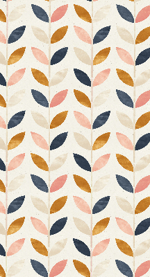 Blackout roller blind for window Leaves
