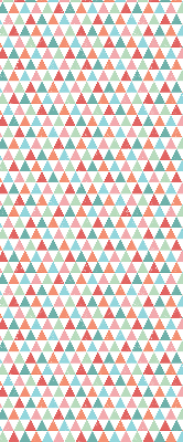 Blackout roller blind Colorful triangles