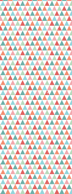 Blackout roller blind Colorful triangles