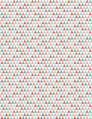 Blackout roller blind Colorful triangles