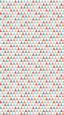 Blackout roller blind Colorful triangles
