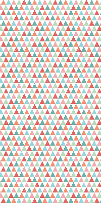 Blackout roller blind Colorful triangles