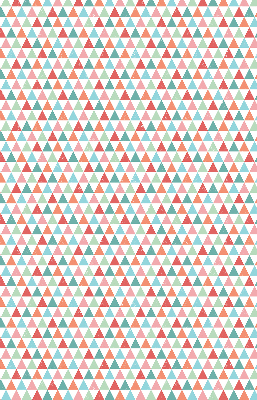 Blackout roller blind Colorful triangles
