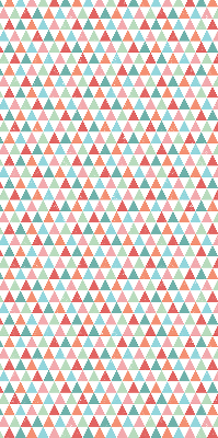 Blackout roller blind Colorful triangles