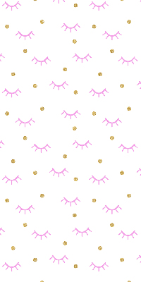 Blackout roller blind for window Drawn eyebrows and dots