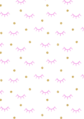 Blackout roller blind for window Drawn eyebrows and dots