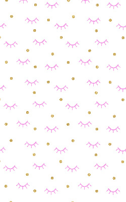 Blackout roller blind for window Drawn eyebrows and dots