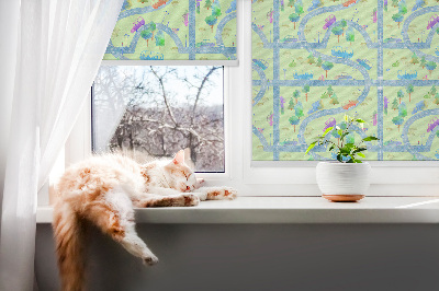 Blackout roller blind for window Streets