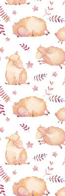 Blackout roller blind Sheep among the stars