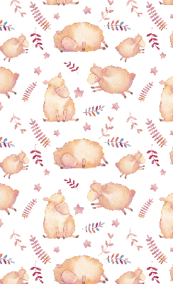 Blackout roller blind Sheep among the stars