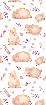Blackout roller blind Sheep among the stars