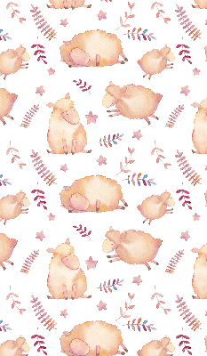 Blackout roller blind Sheep among the stars