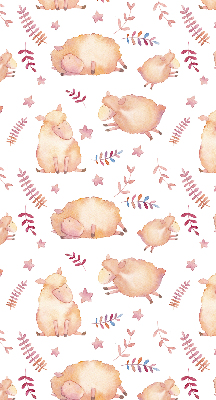 Blackout roller blind Sheep among the stars