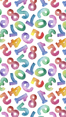 Blackout roller blind Colorful numbers