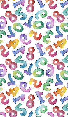 Blackout roller blind Colorful numbers