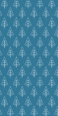 Blackout roller blind for window Trees in the rain