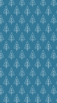 Blackout roller blind for window Trees in the rain