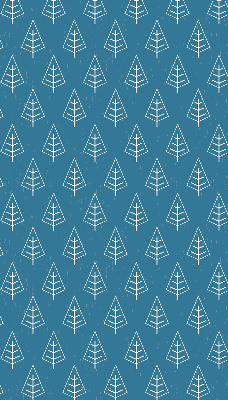 Blackout roller blind featuring a trees in the rain design