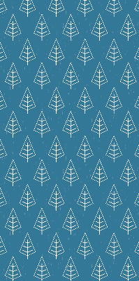 Blackout roller blind for window Trees in the rain