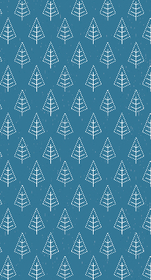 Blackout roller blind featuring a trees in the rain design