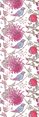 Blackout roller blind Colorful birds among the flowers