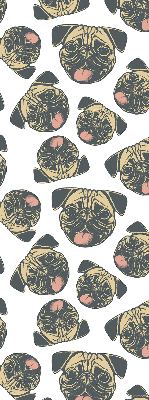 Fabric roller blind for window Bulldogs
