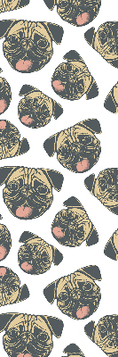Fabric roller blind for window Bulldogs