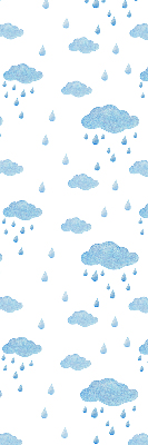 Blackout roller blind Clouds and rain