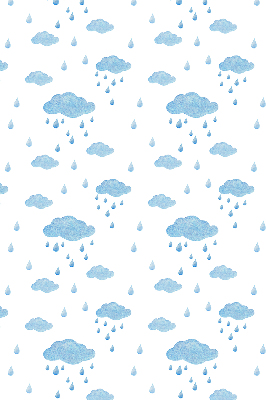 Blackout roller blind Clouds and rain