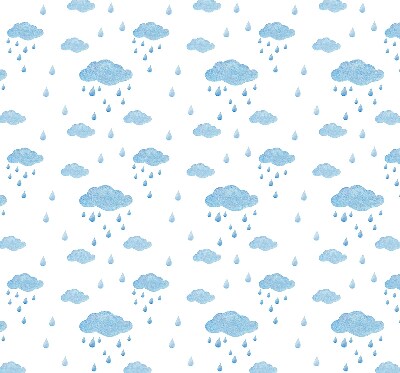 Blackout roller blind Clouds and rain