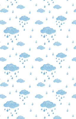 Blackout roller blind Clouds and rain