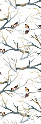 Blackout roller blind Birds on a tree