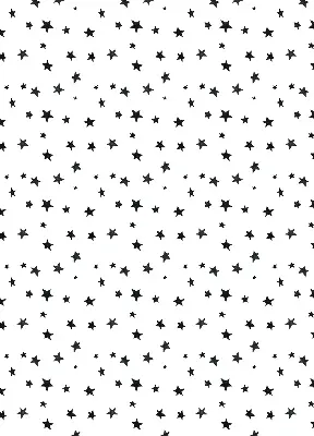 Blackout roller blind with stars pattern