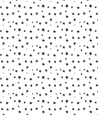Blackout roller blind for window Stars