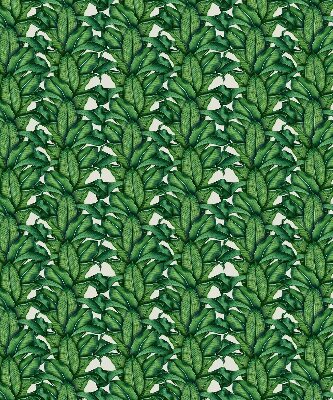 Blackout roller blind Green leaves