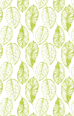 Fabric roller blind for window Lime leaves