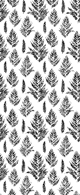 Blackout roller blind Painted leaves