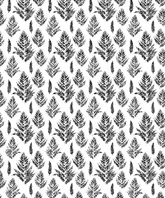 Blackout roller blind Painted leaves