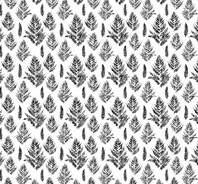 Blackout roller blind Painted leaves