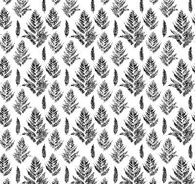Blackout roller blind Painted leaves