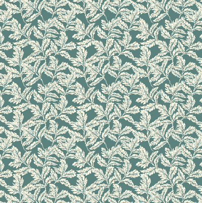 Blackout roller blind for window Leaf wallpaper