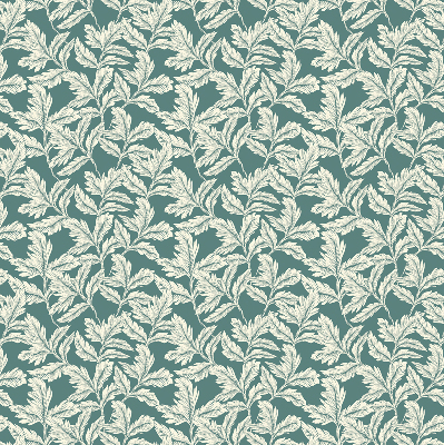 Blackout roller blind for window Leaf wallpaper