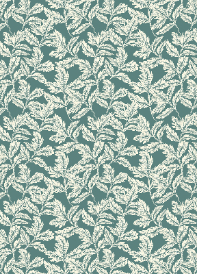Blackout roller blind for window Leaf wallpaper