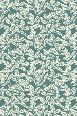 Blackout roller blind for window Leaf wallpaper