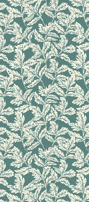 Blackout roller blind for window Leaf wallpaper