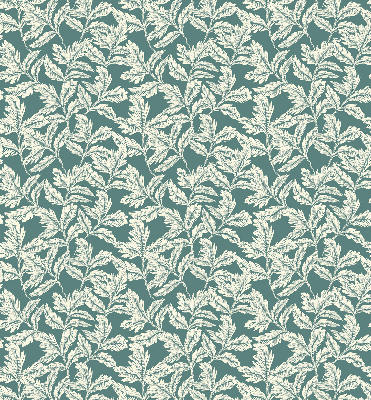 Blackout roller blind for window Leaf wallpaper