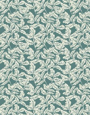 Blackout roller blind for window Leaf wallpaper
