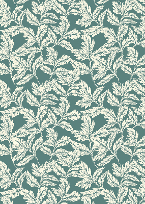 Blackout roller blind for window Leaf wallpaper